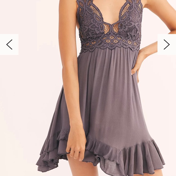 Free People One Adella Slip | Flowy Rust Red Dress | Size Small - Picture 8 of 8